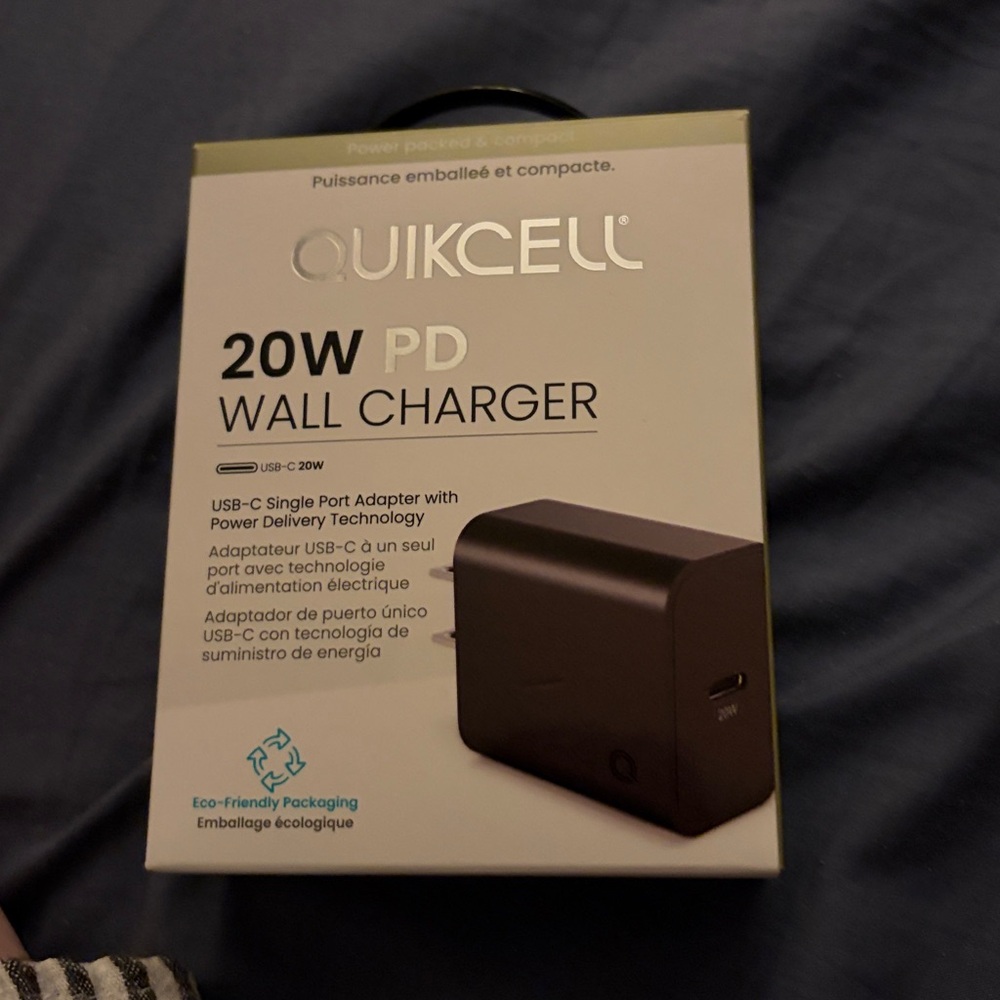 20W PD Wall Charger - Black